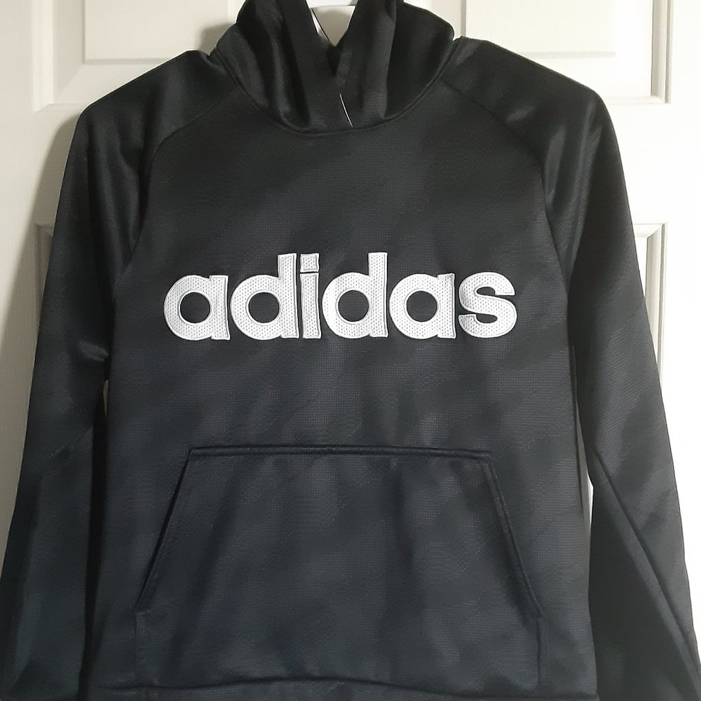 ❤ 3/$20 sale Adidas Boys Black Hoodie